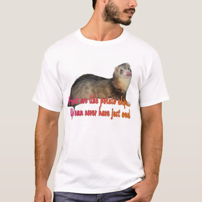 Camiseta Doninha da microplaqueta de batata (Frente)