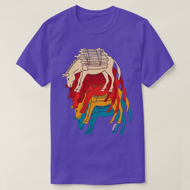 Camiseta Donkey com bosque (Frente do Design)