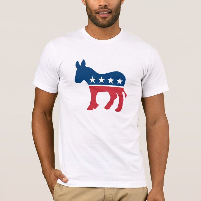Camiseta Donkey Democrático (Frente)