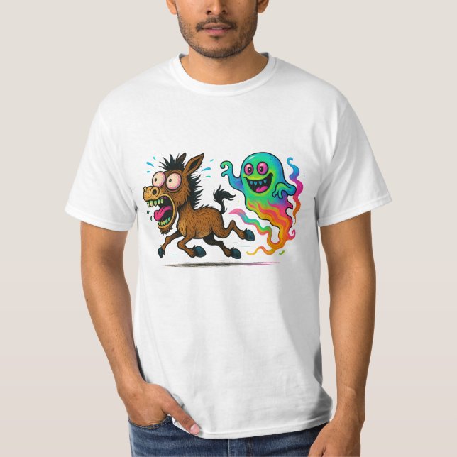 Camiseta Donkey em execução a partir de um fantasma Bobo (Frente)