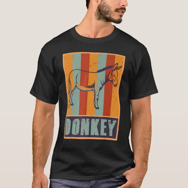Camiseta Donkey Mule Fazenda Zookeeper Pet (Frente)