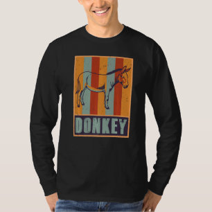 Camiseta Donkey Mule Fazenda Zookeeper Pet Farmer P
