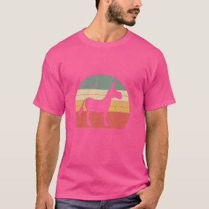 Camiseta Donkey Mule Horse Amante de os animais