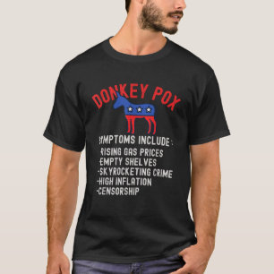 Camiseta Donkey Pox Conservador Republicano Anti-Biden Donk