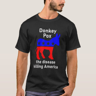 Camiseta Donkey Pox Donkey Sátira Política