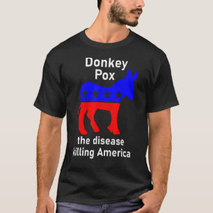 Camiseta Donkey Pox Donkey Sátira Política