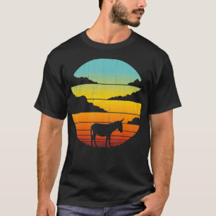 Camiseta Donkey Retro Vintage Style 60s 70s Farm Gifts Men