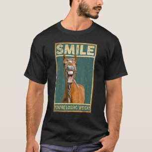 Camiseta Donkey Smile Yu2019re Perdendo Peso