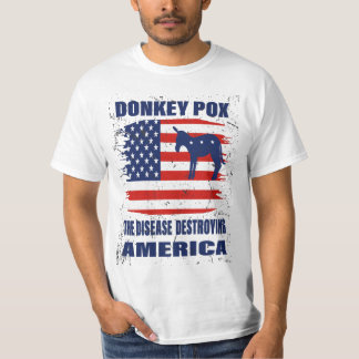 CAMISETA DONKEY THE DISEASE DESTROYING AMERICA