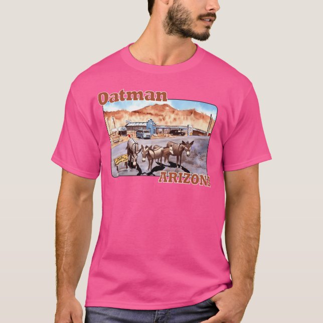 Camiseta Donkeys Da Arizona De Oatman (Frente)