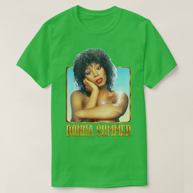 Camiseta Donna Summer Retro 70s Fan Art Design (Frente do Design)