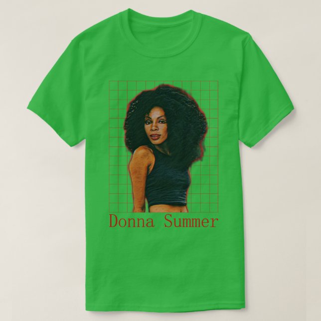 Camiseta Donna Summer Retro Fan Design (Frente do Design)