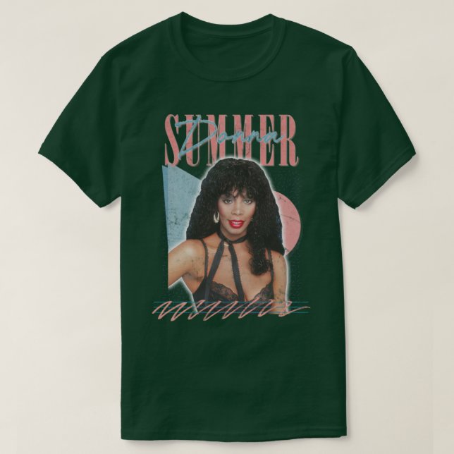 Camiseta Donna Summer Retro Style Fan Art Design (Frente do Design)