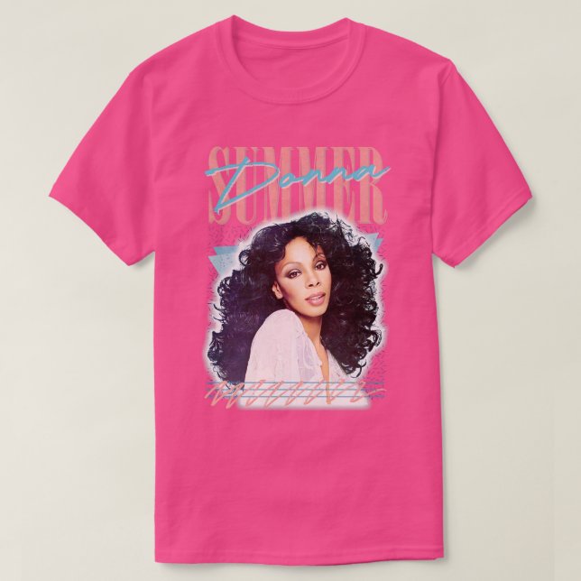Camiseta Donna Summer Retro Style Fan Art Design (Frente do Design)