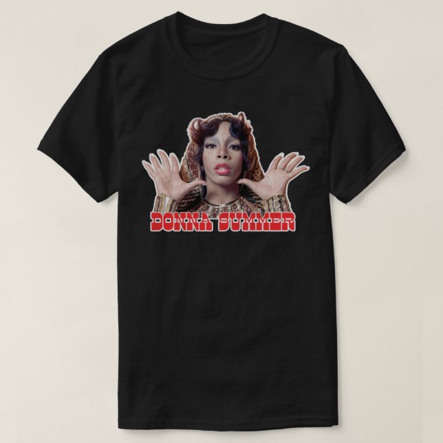 Camiseta Donna Summer Retro Style Fan Art Design5 (Frente do Design)