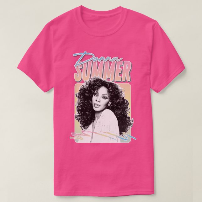 Camiseta Donna Summer Retro Style Fan Art Design 1 (Frente do Design)