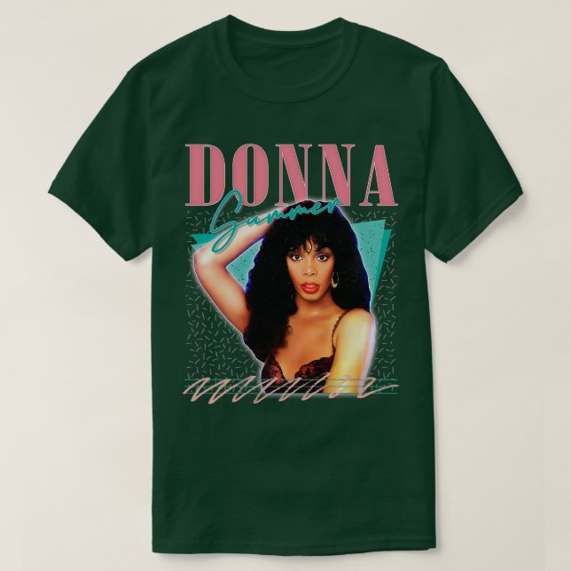 Camiseta Donna Summer Retro Style Fan Art Design 2 (Frente do Design)