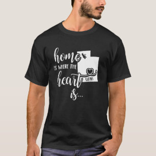 Camiseta Dono da Casa de Utah - O lar é onde está o Coração