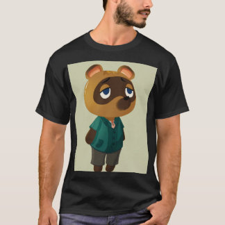 Camiseta Dono da Loja Chibi Cozy Tanuki