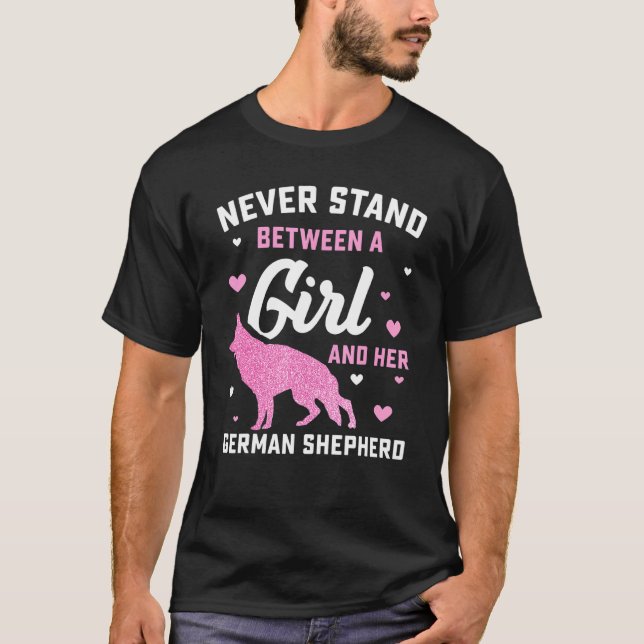 Camiseta Dono de animais de estimação de German shepherd de (Frente)