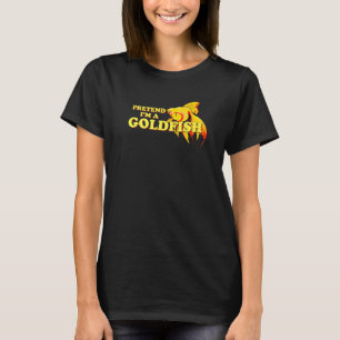 Camiseta Dono de Aquário de Peixes Dourados Trocadilho Fing