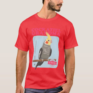 Camiseta Dono de aves da Cockatiel, vovó da Cockatiels, ami