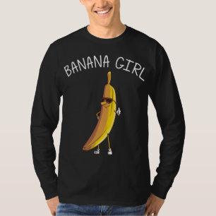 Camiseta Dono De Banana Engraçado Para Garotas Frutas Comer