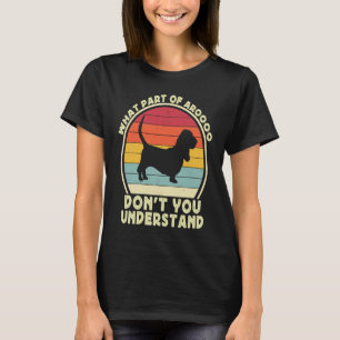 Camiseta Dono de Basset Hound Para Homens Mulheres Bassets 
