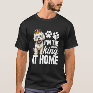 Camiseta Dono de Cachorro Amante de Cachorro O Rei Entusias