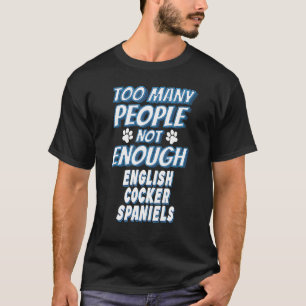 Camiseta Dono de Cachorro da Raça Cocker Spaniel Inglês Cac