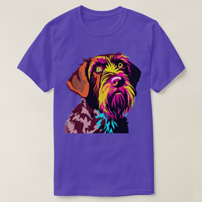 Camiseta Dono de Cachorro de Arte Alemão com Cabeção Wireha (Frente do Design)