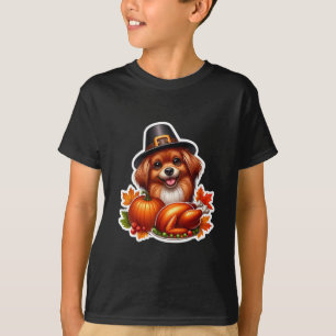Camiseta Dono de cachorro de brinquedo russo de Ação de Gra