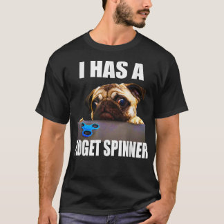 Camiseta Dono de Cachorro Engraçado Amante de Pug Fidget Sp