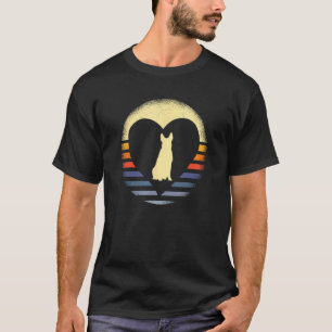 Camiseta Dono de Cachorro Heeler Vintage Coração Engraçado