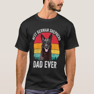 Camiseta Dono de Cachorro Pastor Alemão Preto Masculino Vin