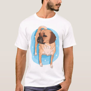 Camiseta Dono de Cachorro Puggle Amante de Puggles