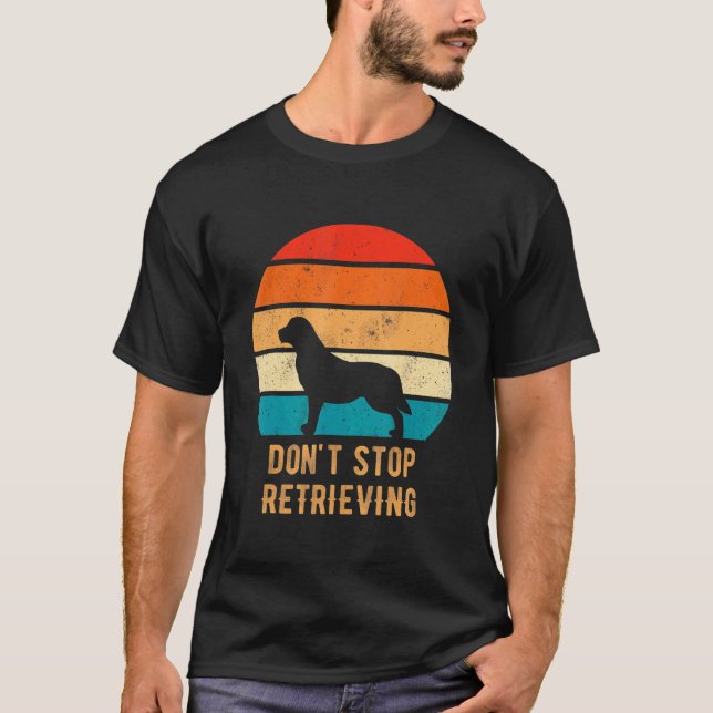 Camiseta Dono de Cachorro Retriever Dourado (Frente)