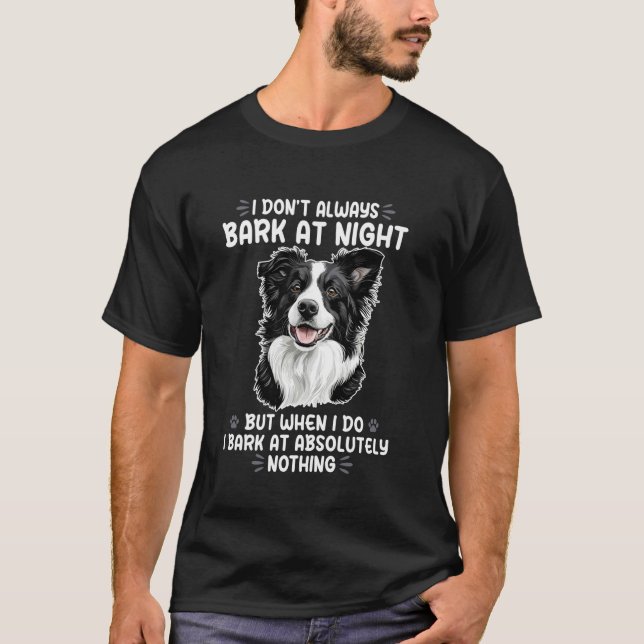 Camiseta Dono de Cão Border Collie (Frente)