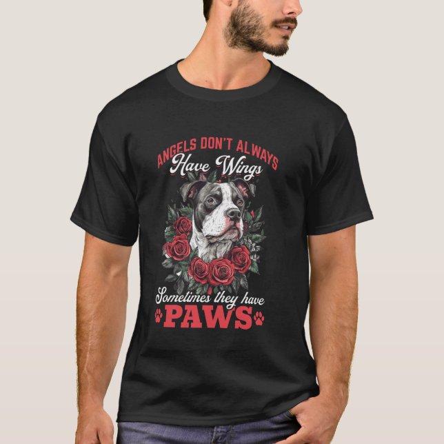 Camiseta Dono de Cão Pitbull Terrier  2 (Frente)
