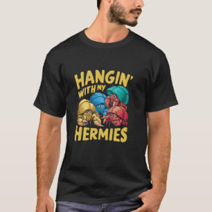 Camiseta Dono de Caranguejo Ermitão Engraçado Design de Pra