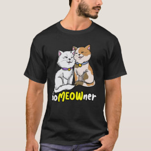 Camiseta Dono de Casa Gato Fofo Gato   Dono de Gato