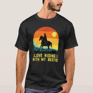 Camiseta Dono de Cavalo Melhor Amigo Montando  Cavaleiro Vi