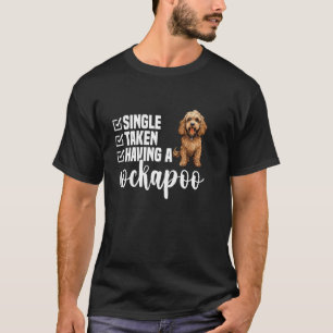 Camiseta Dono de Cockapoo Amante de Filhote Tendo Um Cão En