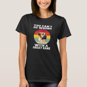 Camiseta Dono de Dogue Alemão Você Não Pode Errar Com Um