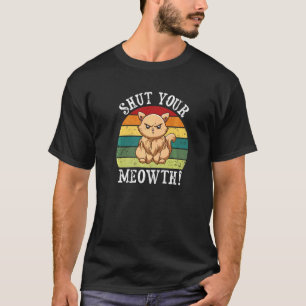 Camiseta Dono de Gato Malcriado Atitude Atrevida Fecha a Su