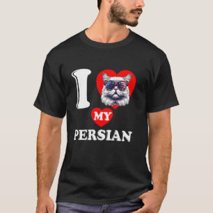 Camiseta dono de gato MEU CONSOLADOR MEU ÂNIMO Persia