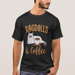 Camiseta Dono de Gato Ragdoll Café Gato Ragdoll