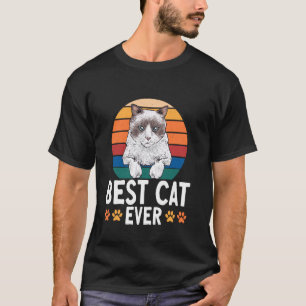 Camiseta Dono de Gato Ragdoll Melhor Gato de Todos Gato Rag