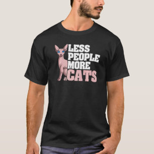 Camiseta Dono de Gato Sphynx Criador de Animais sem Pelos M