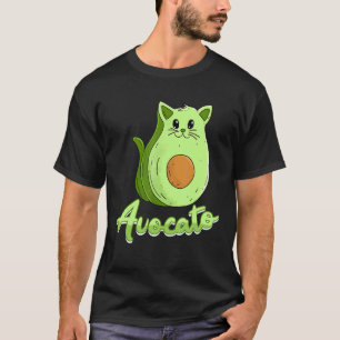 Camiseta Dono de Gato Vegano Gato Macho Avocato Gatito